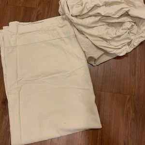 Twin Light Beige Sheet Set